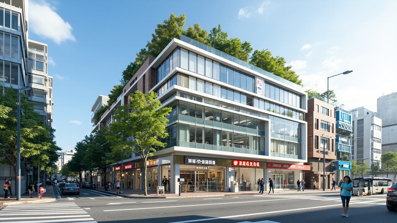 釜山现代商业建筑群:商用商铺与写字楼物业